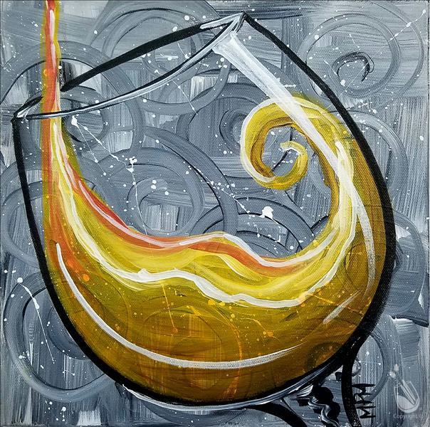 Swirly Wine - White