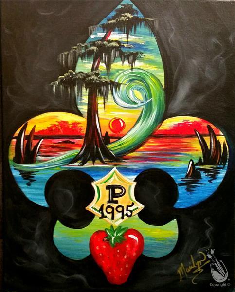 LA ART "Spirit of Louisiana Ponchatoula" add bling