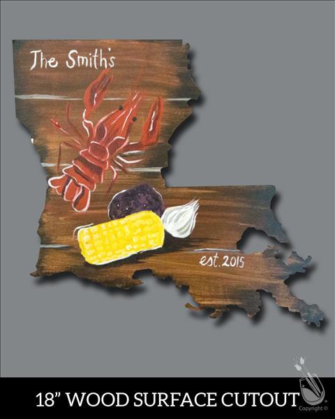 Louisiana State Cutout