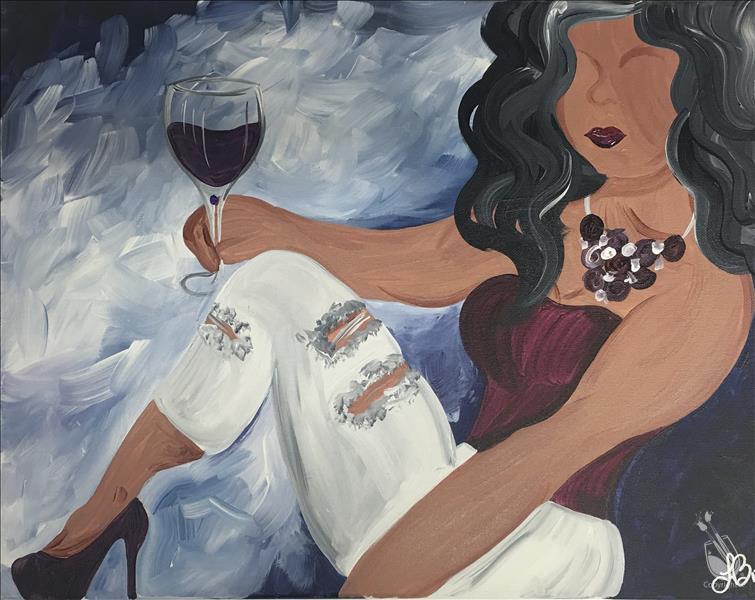 DATE NIGHT! Swirly Wine - Set - Friday, January 26, 2024 - Painting with a  Twist Houston, TX - Westheimer