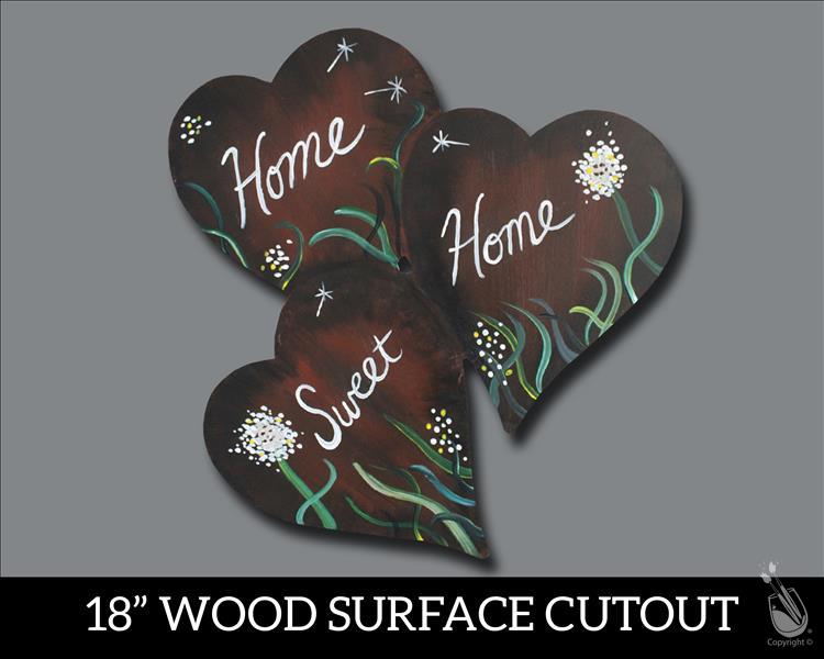Home Sweet Hearts Cutout