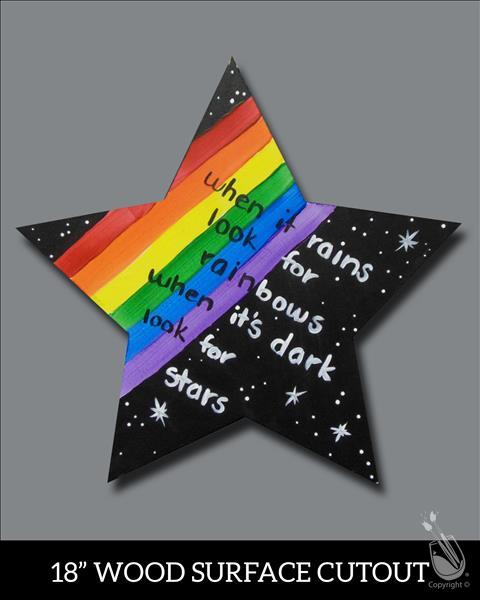 When it's Dark Look for Stars Cutout