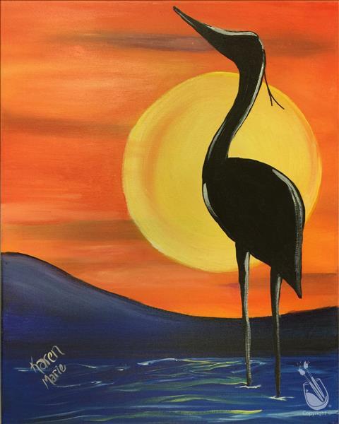 Heron at Water's Edge