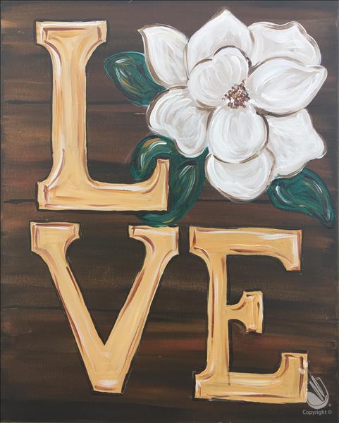 How to Paint Magnolia Love