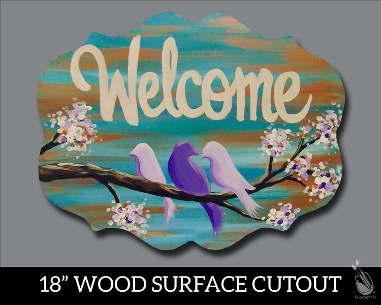 BUY ONE GET ONE free Welcome Wood Cut out