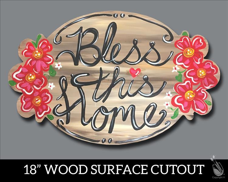 Bless This Home Cutout