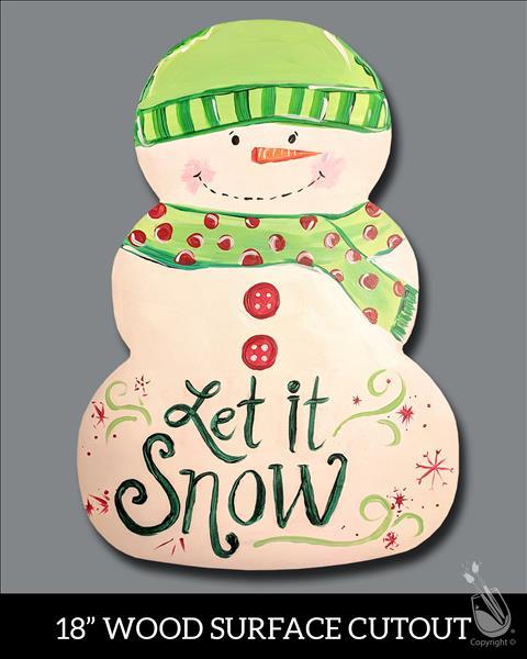 Let it Snowman! Cutout