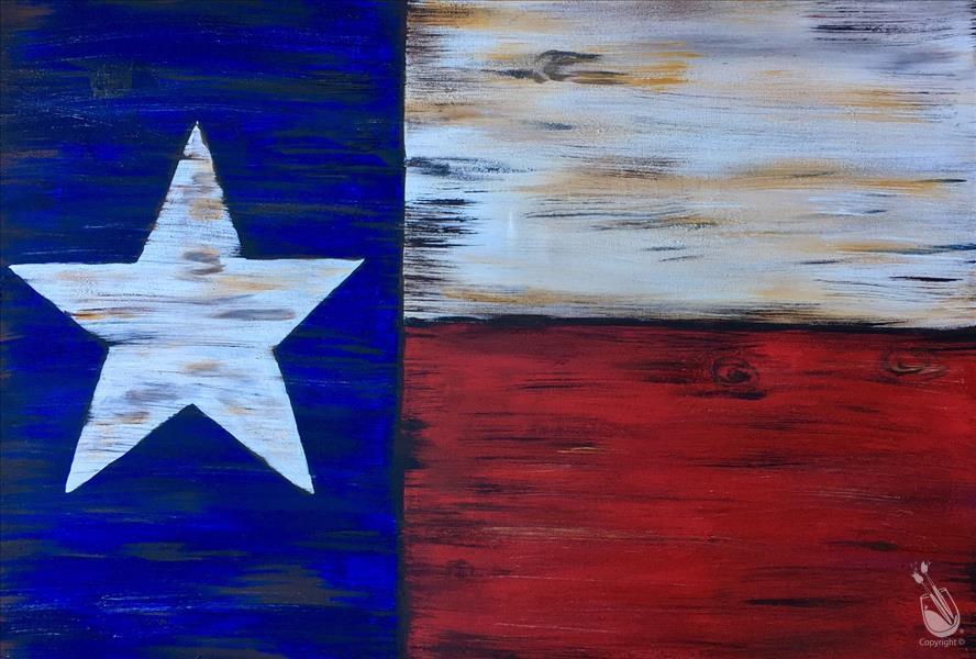 Rustic Texas Pride *LARGE 24x36 Canvas!