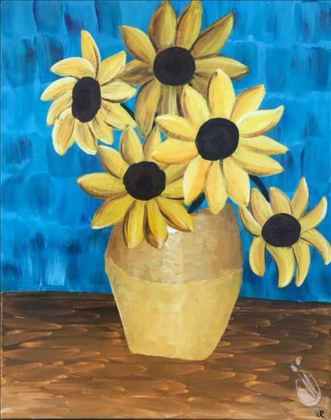 *KID'S CAMP - SINGLE DAY* Van Gogh Sunflowers