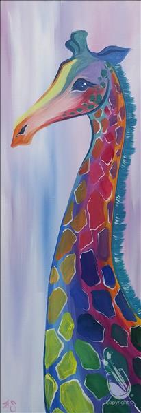 CLASSIC! "Pastel Giraffe" Adult Class! Ages 18+