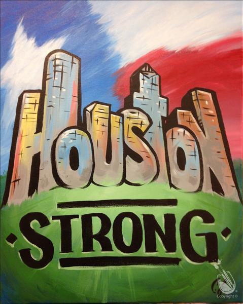 Houston Strong Cityscape