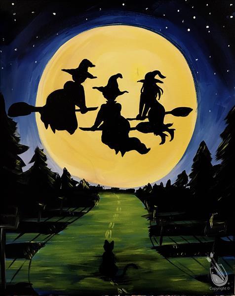 How to Paint Witches in Town (Ages 10+)