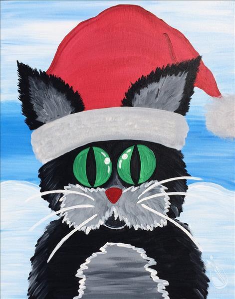 Christmas Animals - Santa Kitty