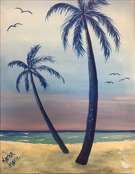 How to Paint Palm Evening