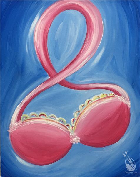 Breast Cancer Bra-Ribbon