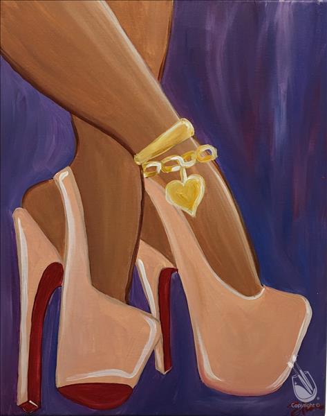 How to Paint Lovin My Red Bottoms