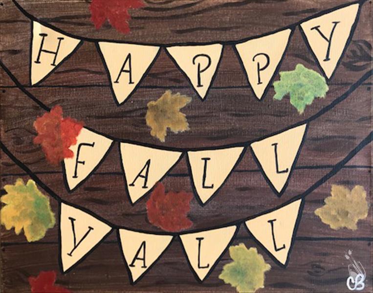 Happy Fall Y'all Banner