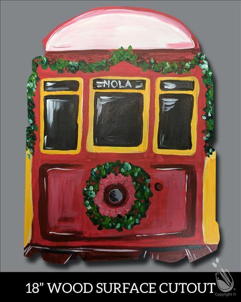 Limited Seating! CHRISTMAS STREETCAR DOOR HANGER