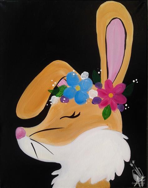 Kids Morning Paint! Flower Crown Bunny