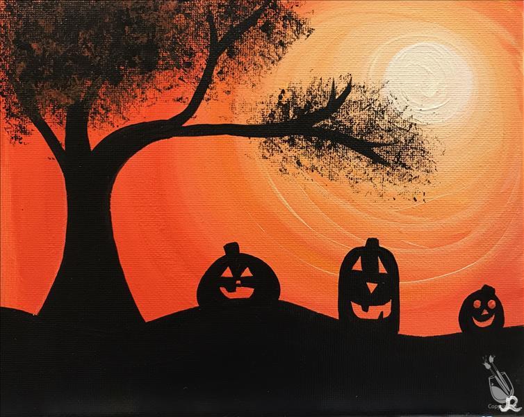 How to Paint Spooky Time - All Ages Welcome!