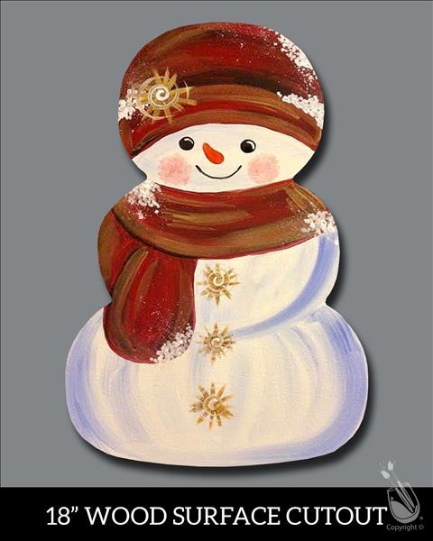 Christmas in July! ~  Vintage Frosty Cutout