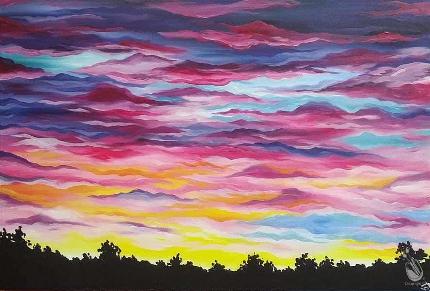 BIG ART! Isabel Sunset **2'x3' foot canvas**