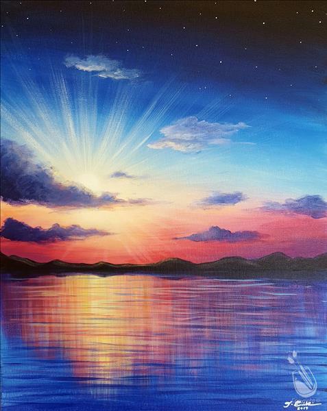 MANIC MONDAY! BIG CANVAS 24x36! A New Day *$10 OFF