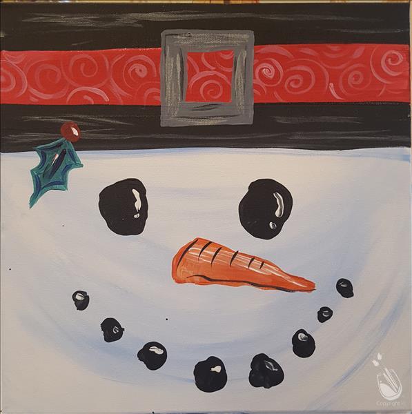 Holiday Squares - Snowman