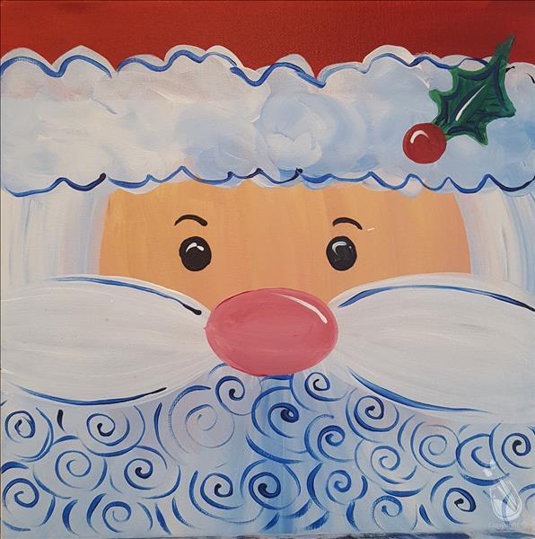 Holiday Squares - Santa
