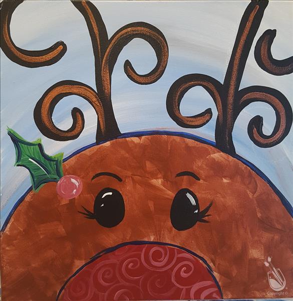 Holiday Squares - Reindeer