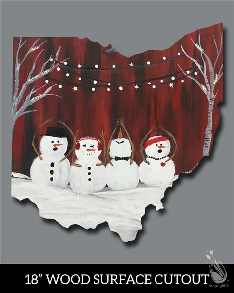 How to Paint Ohio Snow Fans (Adults Only)