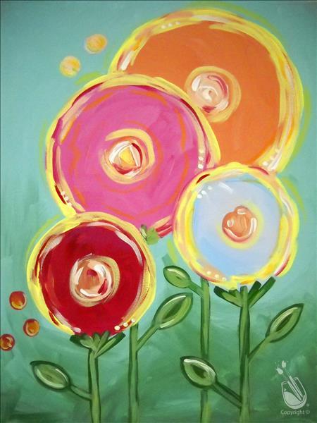 Galentine's "I can PAINT myself Flowers!