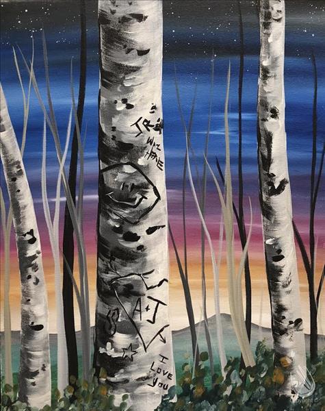 Graffiti Aspen Sunset