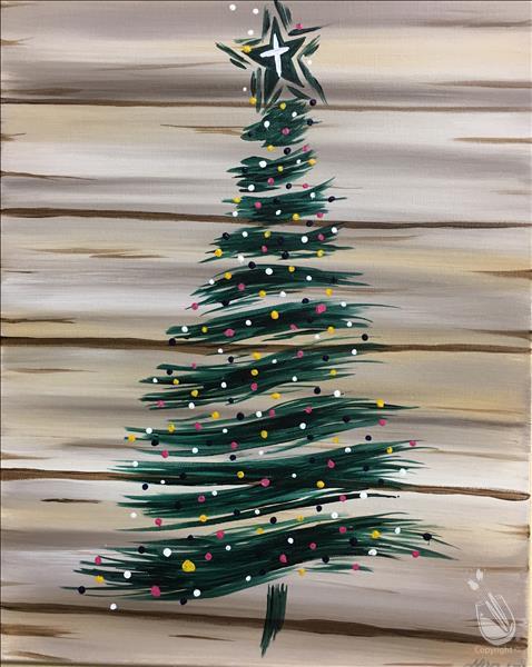 Rustic Wispy Christmas Tree