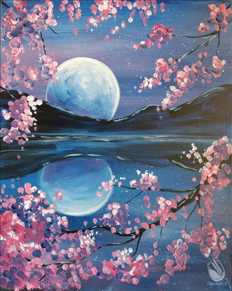 Moonlit Cherry Blossoms *Public BlackLight Event