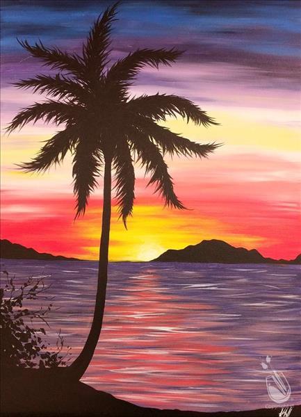 How to Paint Palm Paradise