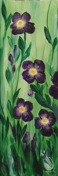 Pansy Perfection - Paint on Wood or Canvas