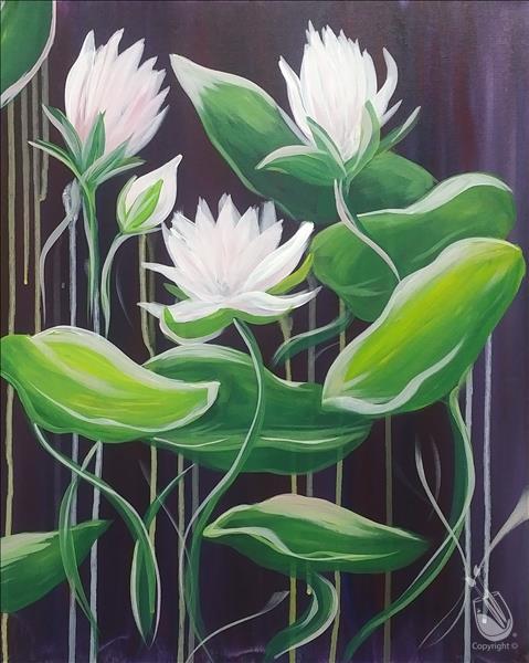Dripping Lilies 16x20