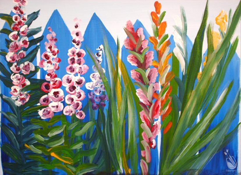 Flowers on a Fence