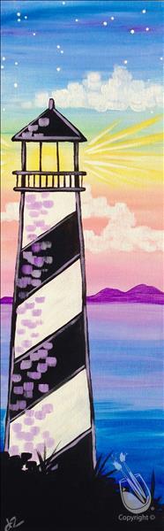Afternoon Art's Twilight Lighthouse