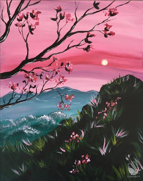 How to Paint PINK SKIES AT DUSK**Public Event**