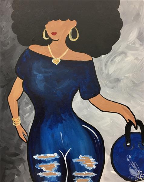SIP & PAINT DAY PARTY /BYOB- FEELING SASSY IN BLUE