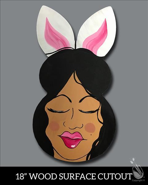 Bunny Love Wood Cutout