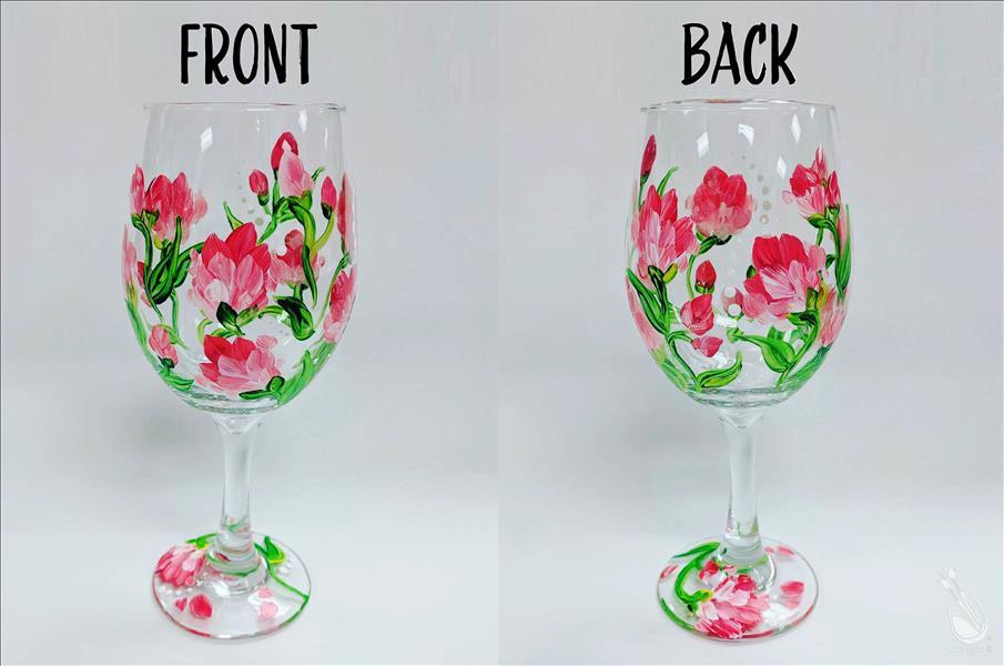 Rose Colored Wine - Glassware Set