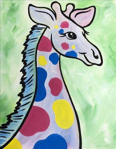 Pastel Baby Giraffe