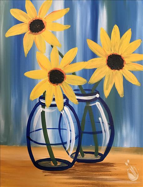 Afternoon FUN: $5.00 OFF Happy little Sunflowers