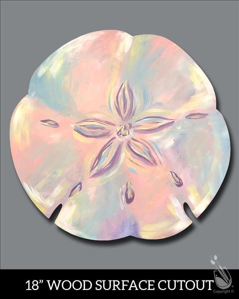 Pastel Sand Dollar Cutout