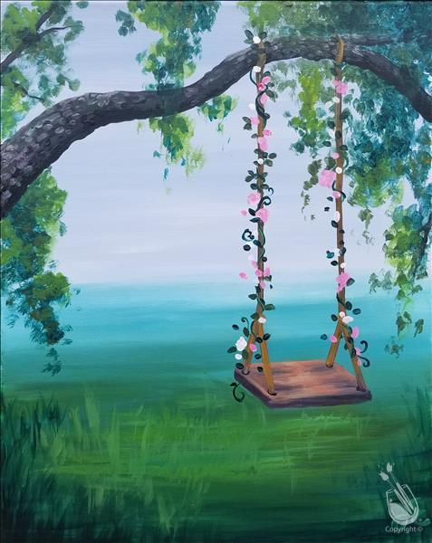 How to Paint Dream Swing (All Ages 8 yo+)