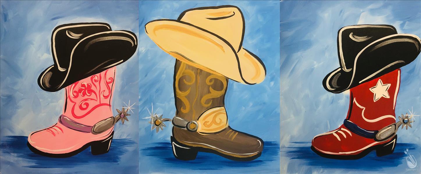 How to Paint ** FATHER'S DAY ** Lil Buckaroos - Set