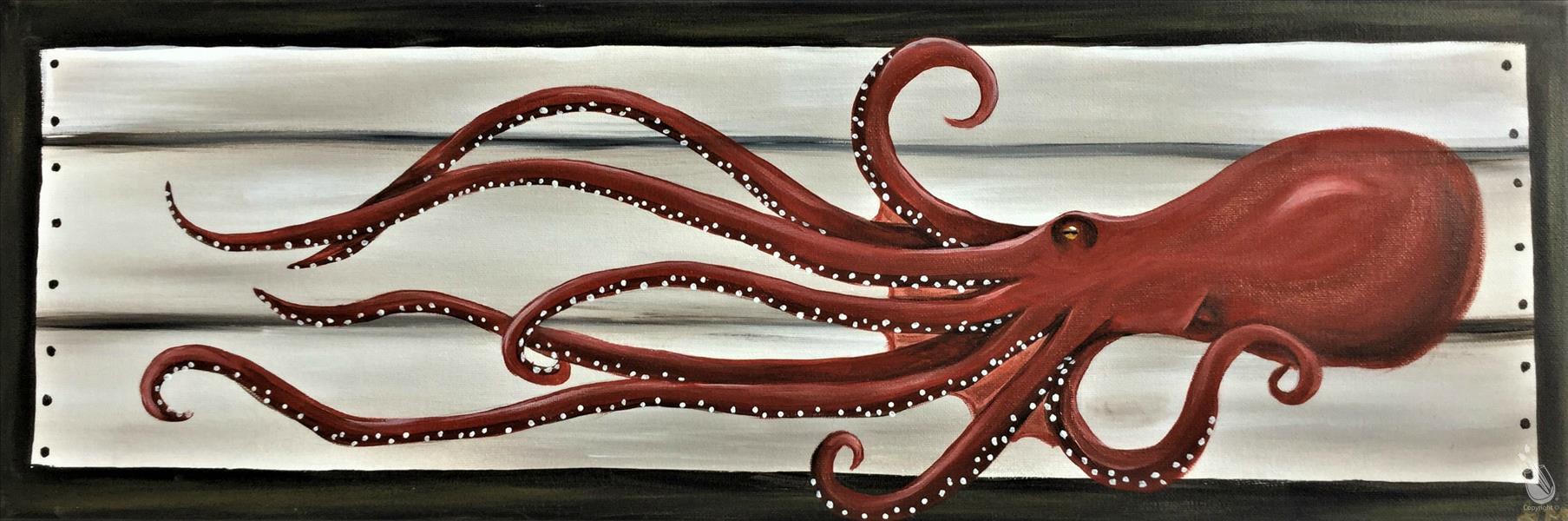 Nautical Octopus!  ADD A CANDLE!!